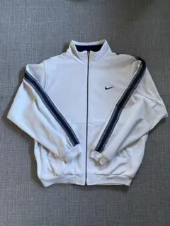 90sナイキ NIKE ワンポイントジャージ トラックジャケット　ホワイト
