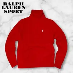 【極美品】Ralph Lauren Sport ケーブルニット タートルネック
