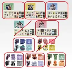 이치방쿠지 NARUTO 疾風伝 飛段・角都編 I賞 ステッカー 8種