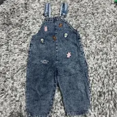 futafuta デニムオーバーオール サロペット 100cm