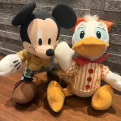 レトロ　ミッキーマウス ドナルドダック ぬいぐるみセット