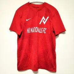 美品❣️ナイキ サッカー Tシャツ【XL】 赤 プロサッカー 希少 人気