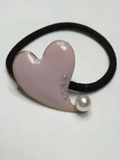 ハート型ヘアゴム