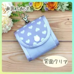 リボンと花 水色 GPSケース みてねみまもりGPSトークplus - メルカリ