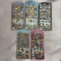 ドロップジェリーシール サンリオ はぴだんぶい キティー トムジェリ パワパフ