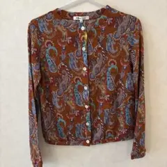 49AV. Junko shimada カーディガン【38サイズ】ペイズリー