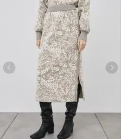 【PUBLIC TOKYO】ブークレジャガードニットスカート