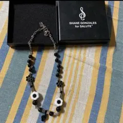 salute SHANE GONZALES ネックレス 黒白 フラワー