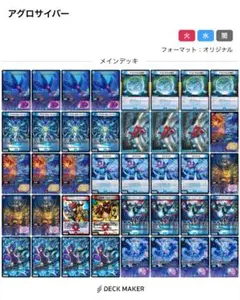 デュエマ 青単サイバー 40枚 調整パーツ付き デュエマ 青単サイバー デッキ パーツ おまけ付き 青単サイバー