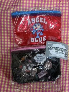 ANGEL BLUE マチ付きクリアポーチ 2種セットのサムネイル