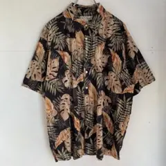 総柄シャツ デザインシャツ アロハシャツ 半袖 古着 ヴィンテージ アメカジのサムネイル