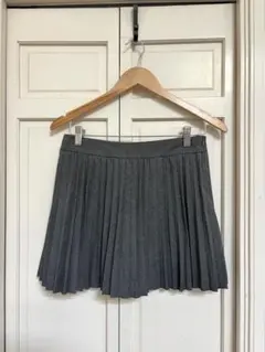 【値下げ】ZARA グレー プリーツスカート Mサイズ