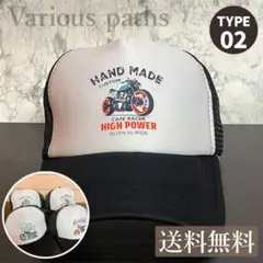 アメカジ スカジ キャップ ビンテージ　バイカー　バイク レトロ　ロゴ