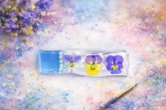 押し花デザイン ヘアピン　大人可愛い