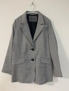 【NICE CLAUP】チェック柄 テーラードジャケットFREE