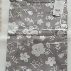 新品未使用 タグ付き 花柄エプロン 上品 フラワー