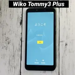 Wiko Tommy3 Plus W-V600 SIMフリー ブラック 初期化済