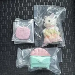 エ*カ様 シルバニア　赤ちゃん家具コレクション　ゆめいろマーメイド　ラテネコの赤