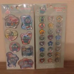 【4枚set】サンリオ　おはじきふうシール　ウォーターシール　セット