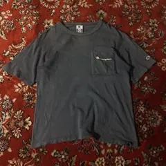 90s ボロ　フェード　チャンピオン　ポケットtシャツ アメリカ製