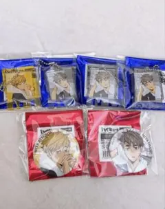 ハイキュー　極楽湯　宮侑　宮治　缶バッジ　アクキー