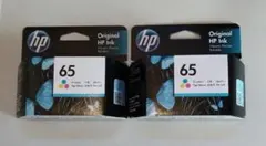 新品 未開封 HP65 純正インクカートリッジ 3色カラー 2箱のサムネイル