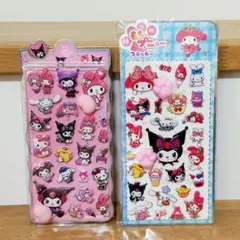 E-Dクロミマイメロディ　肉球シール　おしりぷにぷにシール　マシュマロシール