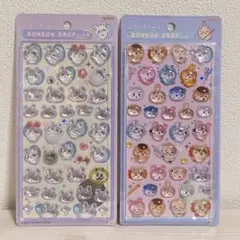 ちいかわ ボンボンドロップシール みんなポーズ モモンガ 2種セット