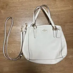 COACH 2way ショルダーバッグ ホワイト