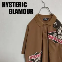 ヒステリックグラマーポロシャツ美品Mメンズ正規HYSTERIC GLAMOUR