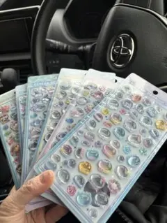 水族館　ボンボンドロップシール　6枚セット