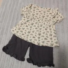 しまむら　ベビー　パジャマ　夏用　半袖　90cm　綿素材