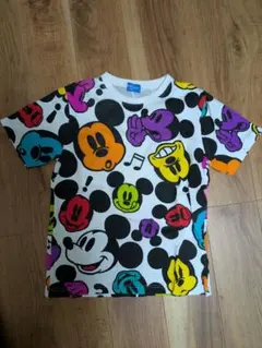ディズニーリゾート　総柄Tシャツ　ミッキー
