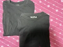 UNIQLO U オーバーサイズTシャツ 黒 L 2枚セット ユニクロ
