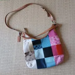 COACH パッチワーク ショルダーバッグ