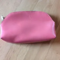 マリークワントレザー ポーチ ジッパー式