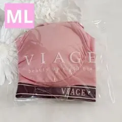 匿名配送❣️VIAGE ビューティアップナイトブラ スイートピンク×ワイン MLのサムネイル