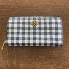 ⭐︎トリバーチ　ギンガムチェック財布⭐︎ 美品⭐︎