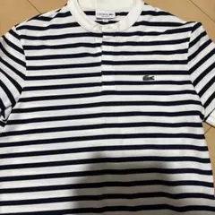 LACOSTE ラコステ ボーダー ヘンリーネック Tシャツ