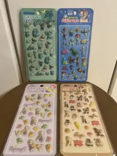 ぷくぷくシール　ディズニー　チップとデール　トイストーリー　モンスターズインク