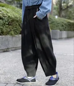 チチカカ /ピーチスキンエッグタックパンツ イージーパンツ F