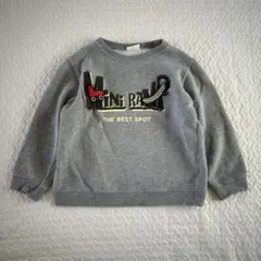 ザラ　キッズ　トレーナー　裏起毛　グレー　104