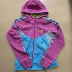 女の子 adidas パーカー 裏起毛