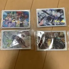 原神ウエハースシール4枚