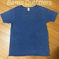 Barns Outfitters ポケットTシャツ ピグメント加工 ブルー Lのサムネイル
