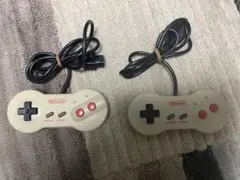 【動作未確認】Nintendo ニューファミコン コントローラー 2個セット