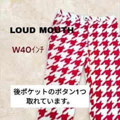 LOUDMOUTH ラウドマウス 総柄パンツ ゴルフ メンズ XXLビッグサイズ