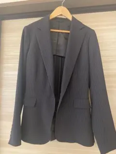 ネイビー ストライプ ジャケット