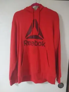 Reebok リーボック パーカー アメカジ 古着 Lサイズ 赤