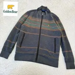 l*r様 Golden Bear メンズ　ジップアップ　ニットセーター M サイ